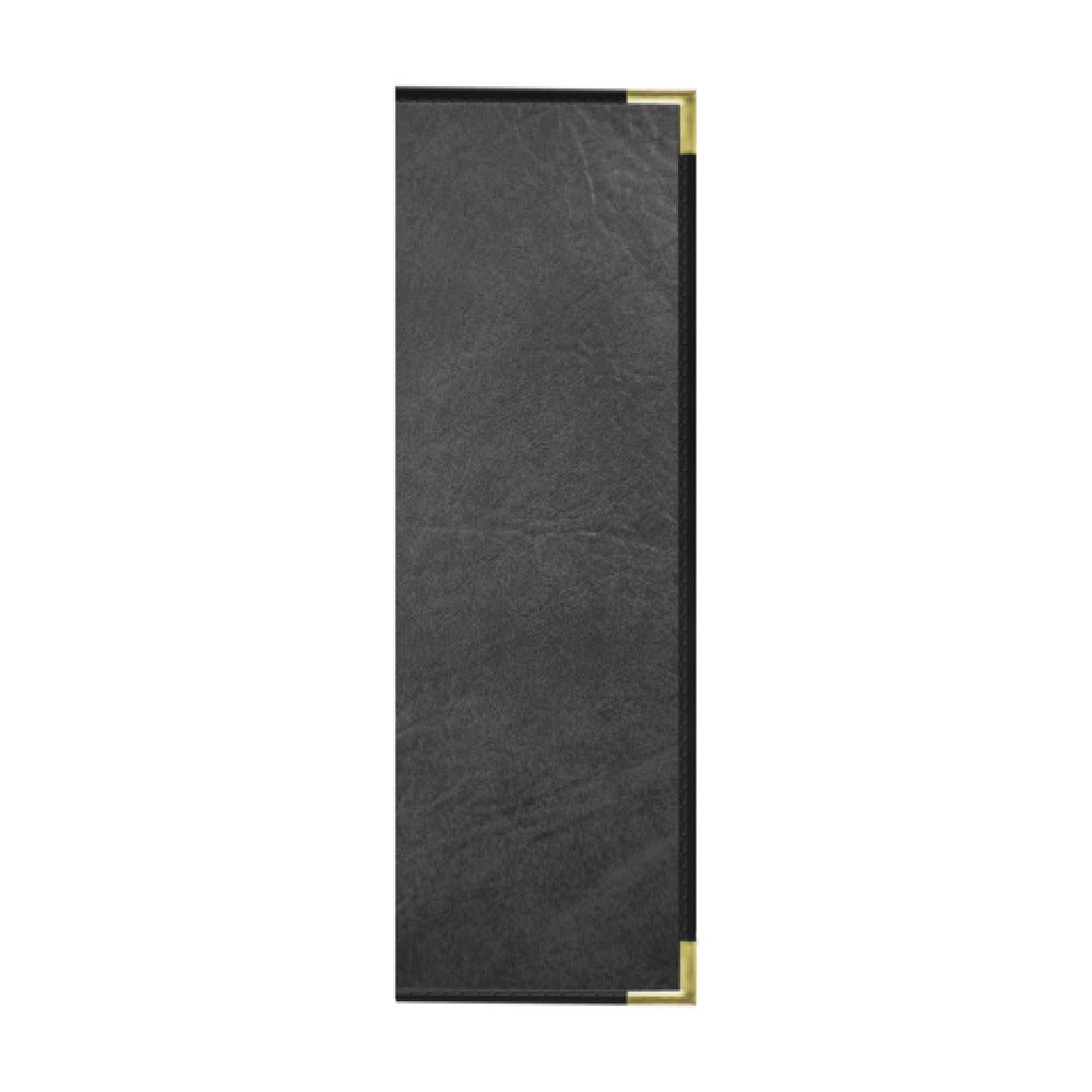 Risch SEVDX-2V 4.25X14 Seville Deluxe Hardback Antibacterial/antimicrobial Faux-leather Menu Cover (specify Color)