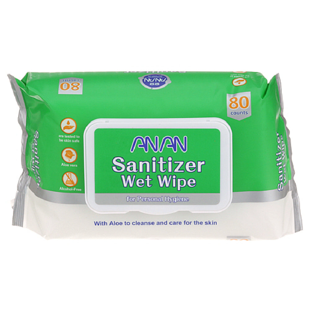 AllPoints 8014455 Sanitizing Wipes 80/pk