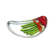 Bon Chef 9020BLK Crescent Plate 4-1/2 Oz. 4-1/2" X 9" X 1"