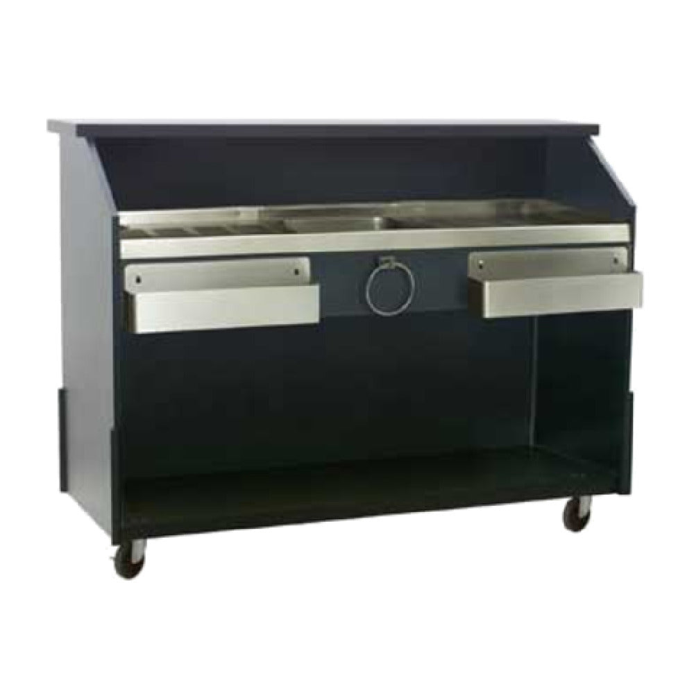 Eagle PB-5-W Standard Portable Bar Indoor Use 63"W X 24-3/8"D X 48"H