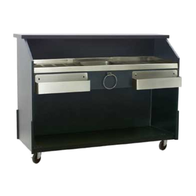 Eagle PB-5-W Standard Portable Bar Indoor Use 63"W X 24-3/8"D X 48"H