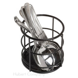 Hubert 34871 - Flatware Holder, 4-1/16" Dia. X 3-3/4"H, Steel