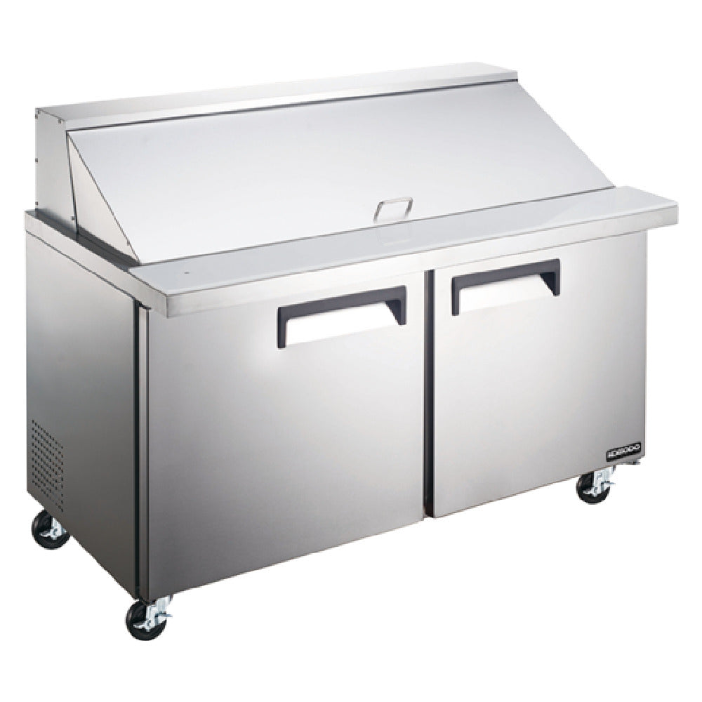 Bison KST6024 Komodo Refrigerated Mega Top Sandwich Prep Two-section