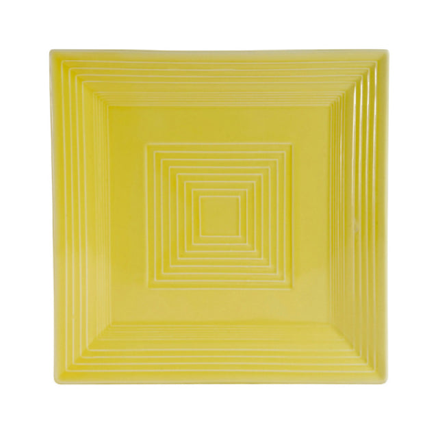 CAC China TG-SQ16-SFL Tango Plate 10"L X 10"W X 1"H Square