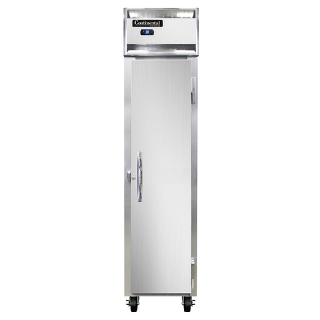 Continental Refrigerator 1RSESN Slim Line Refrigerator Reach-in 17-3/4"W