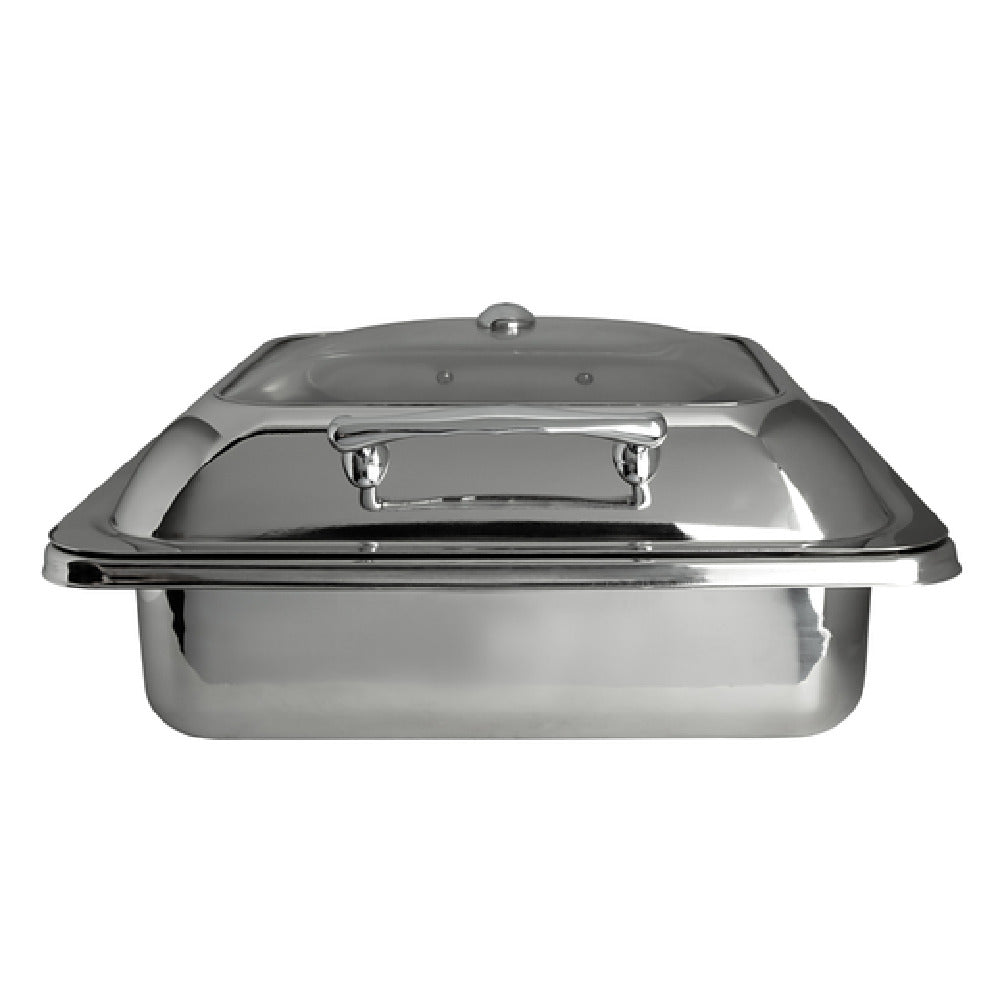 Steelite 7351MW104 Square Chafing Dish 6.0 Qt 17.0" X 15.5" X 7.25"
