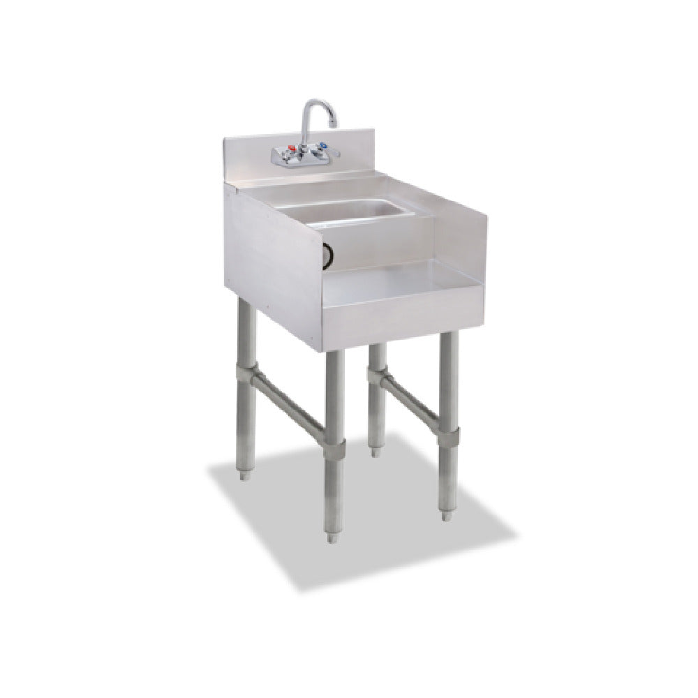 Steel Works Stainless SWBSDS-2312 Blender Station 12"W X 23"D X 30"H 3" Backsplash