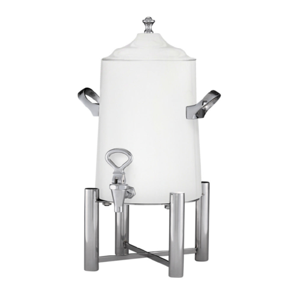 Steelite DW45WWTSS Urn Tempo 5 Gal White & Stainless Steel (Cust3Party Item) (Approx. Lead Time = 3 Weeks)