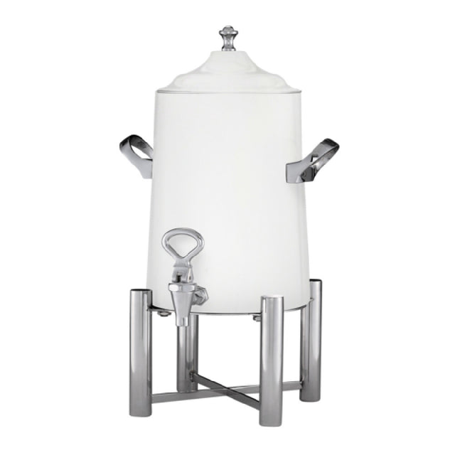 Steelite DW45WWTSS Urn Tempo 5 Gal White & Stainless Steel (Cust3Party Item) (Approx. Lead Time = 3 Weeks)