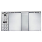Continental Refrigerator BB69NSS Refrigerated Back Bar Cooler 69"W 34-3/4"H