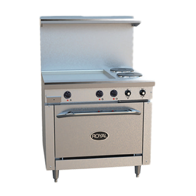 Royal Range Of California RRE-2GT24_208/60/1 Restaurant Range Electric 36"