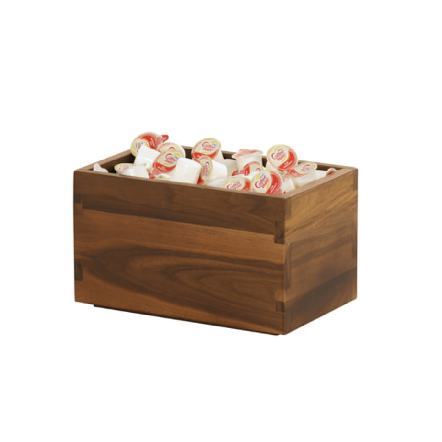 Cal-Mil 23842-6-78 Sydney Box 6.5"W X 10"D X 6"H Walnut