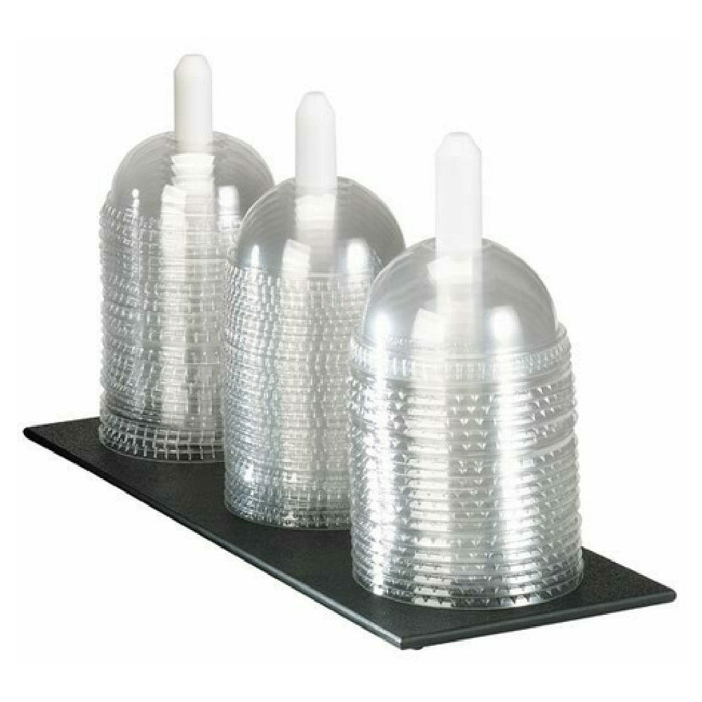 Dispense-Rite FDL-3 - Dome Lid Organizer, Countertop, 3 Section