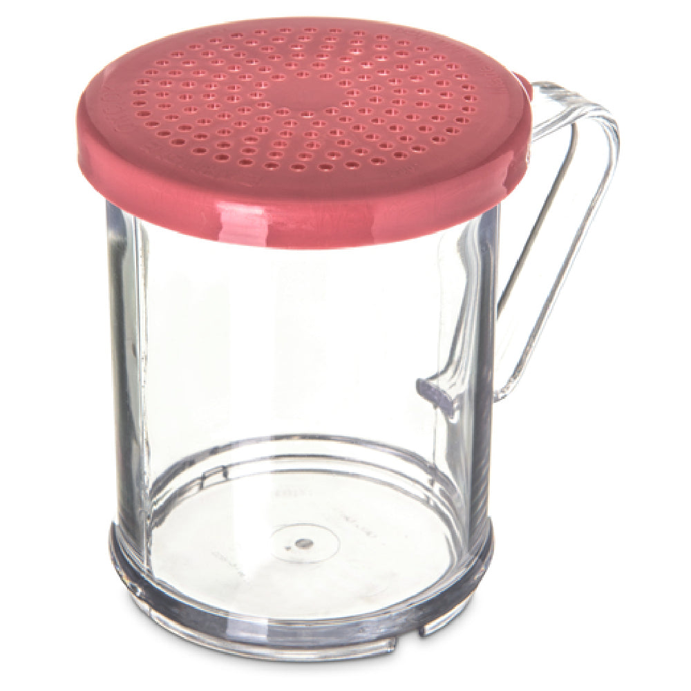 Carlisle 4250S55 Carlisle Shaker/Dredge 8 Oz. Polyethylene Medium Ground Lid
