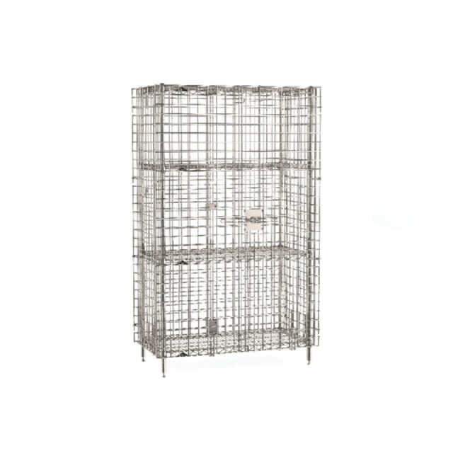 Metro SEC33S-2SE - Super Erecta® Security Unit, Stationary, Stainless Steel Finish