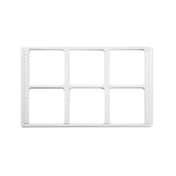 GET Enterprises ML-168-W Tile Full Size (6) Cut Outs For Square Crocks (ML-150 And/or ML-149)