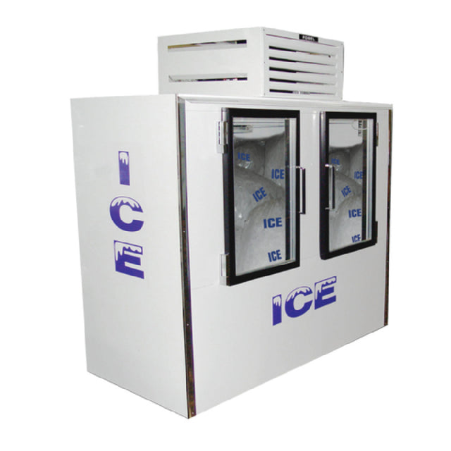 Howard-McCray ICB-2-GL Indoor Ice Merchandiser Bagged Ice 60 Cu. Ft. Capacity