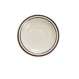 Yanco BR-2 Brown Speckled Saucer Royal 5-1/2" Dia. Round