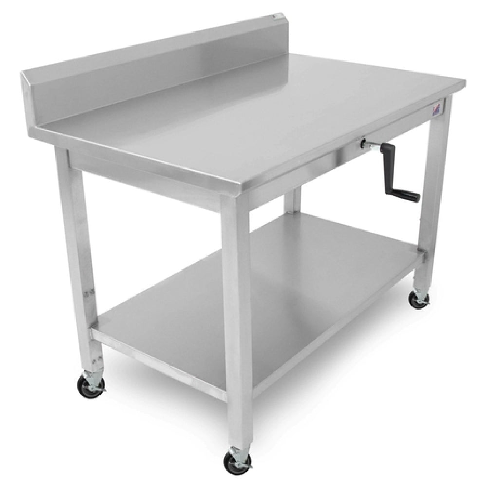 John Boos LT6R5-3048SSW-C ADA Work Table With Adjustable Height 48"W X 30"D