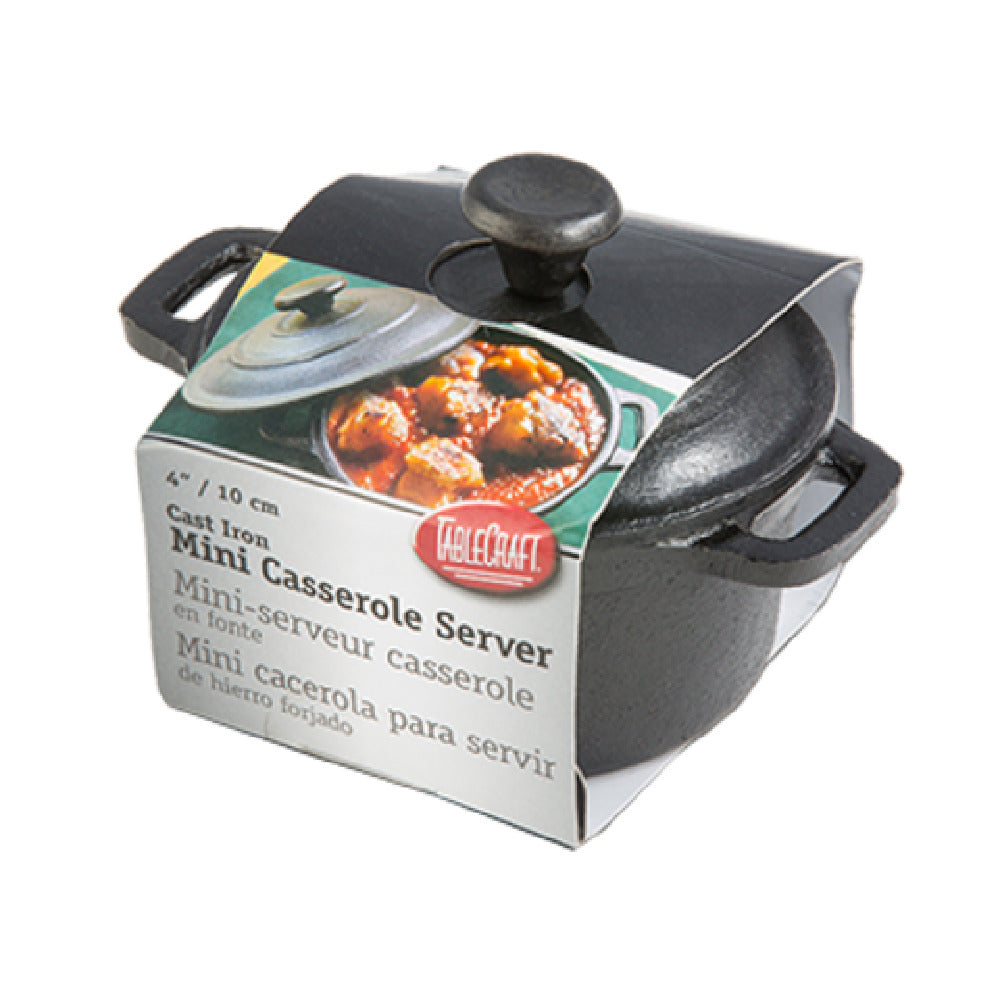 TableCraft Products CW30110 - Mini Casserole Dish, 8 Oz., 4" Dia. X 1-3/4"H (5" O.A.L.)