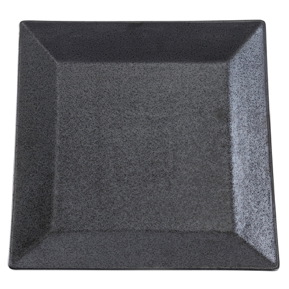 Yanco DB-510 Diamond Black Plate 10"L X 10"W X 1-1/8"H Square