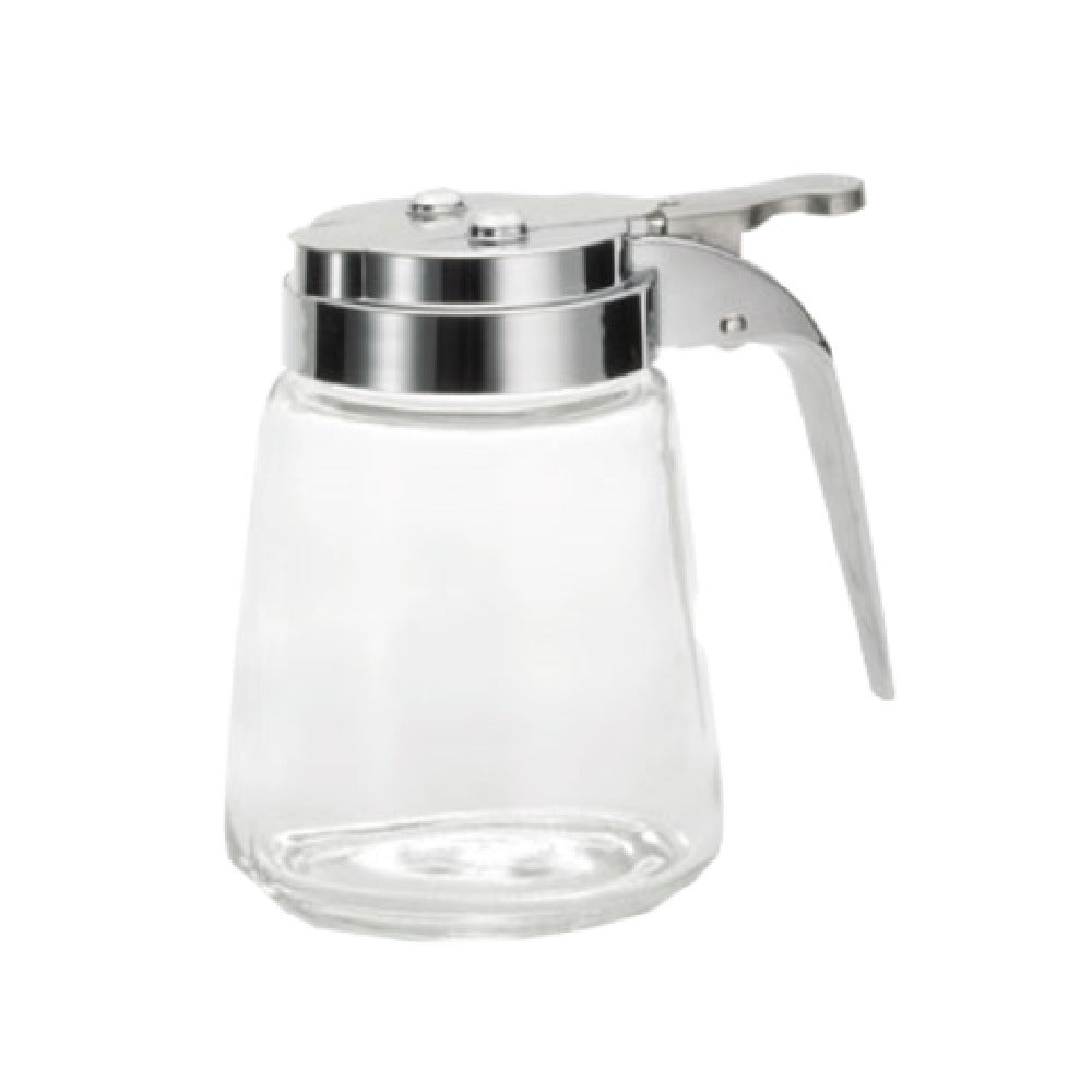 TableCraft Products 1370CP - Modern Glass Dispenser, 8 Oz., Dishwasher Safe