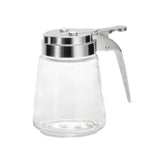 TableCraft Products 1370CP - Modern Glass Dispenser, 8 Oz., Dishwasher Safe