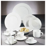 10 Strawberry St RW0009 - Can Cup & Saucer Set, 8 Oz., Microwave/dishwasher Safe