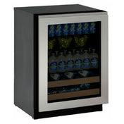U-Line Corporation ULASHP24FRAME Euro Style Handleless Panel 24" Stainless Steel Frame