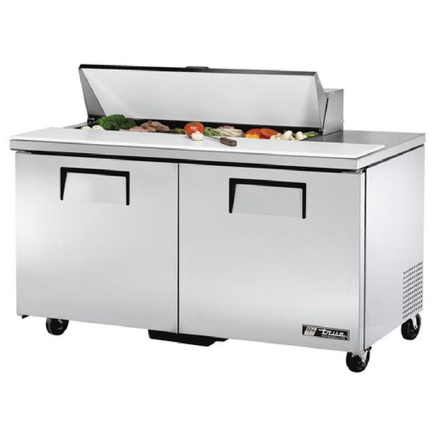 True Refrigeration TSSU-60-12-HC Sandwich/Salad Unit (12) 1/6 Size (4"D) Poly Pans