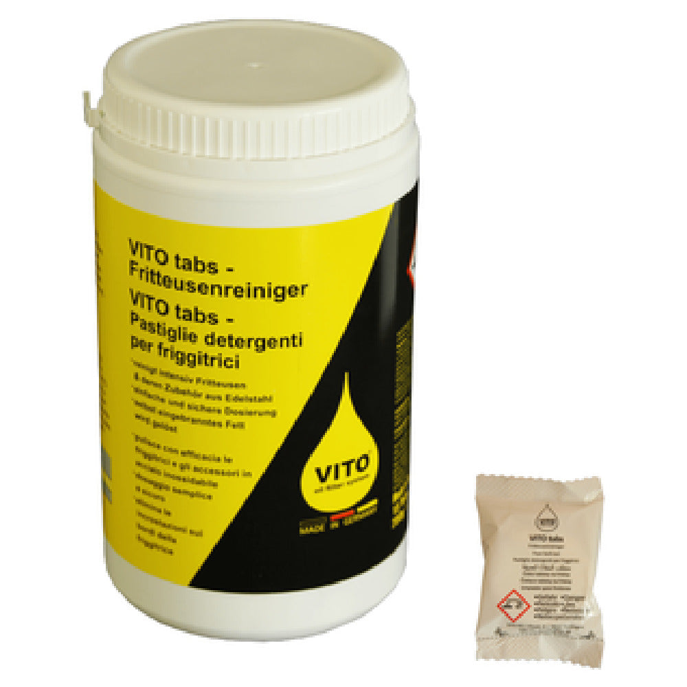 VITO VITO TABS Fryer Boil-Out Tablets Fryer Cleaner (15) Tabs Per Box
