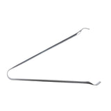 A metal utensil with a slim, V-shaped design and angled tips, these Pom Tongs are commonly used as toast tongs for safely handling hot bread. Made of shiny stainless steel, they’re dishwasher safe for easy cleaning.