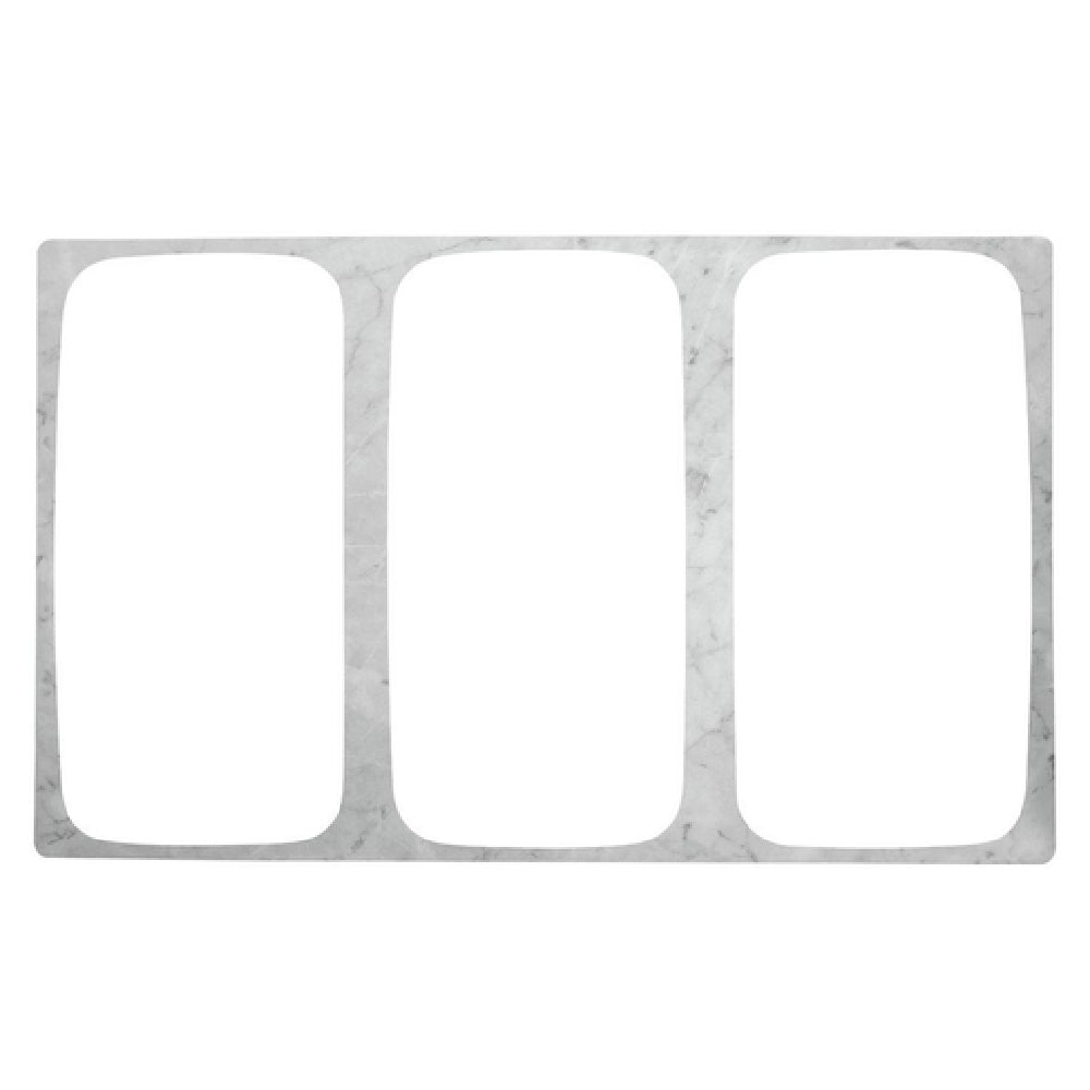 Hubert 72939 - Cold Tile, For 1/3-size Contemporary Pans, 3-compartment