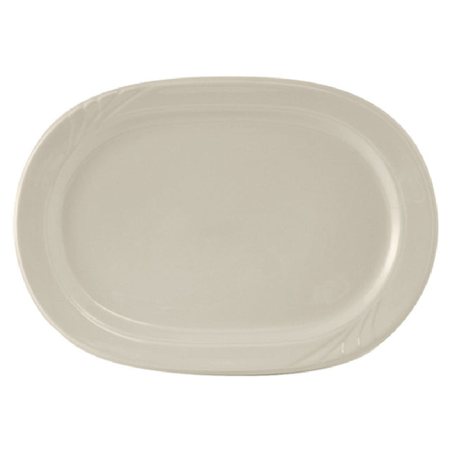 Tuxton YEH-137 Racetrack Platter 13-7/8" X 9-3/4" Oblong