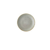 Churchill China SRGYEVP61 Coupe Plate 6.5" Dia. Raw Grey Evolve