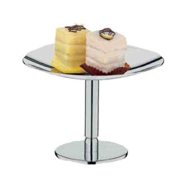 BauscherHepp 06.0475.6040 Petit-Fours-Stand 6" Dia. X 4"H" 18/10 Stainless Steel