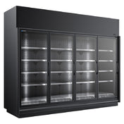 Master-Bilt BEL-4-30CP Endless Low-Temperature Merchandiser Self-contained 127.88" W