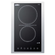 Summit CR2B23T3BTK15 Radiant Cooktop Electric 15-1/8" W