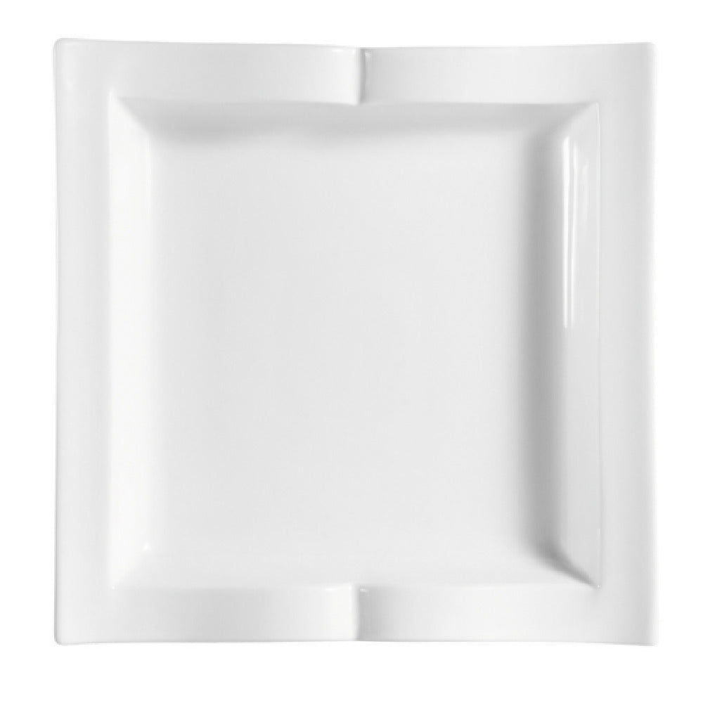 CAC China GBK-16 Goldbook Plate 10-1/2"L X 10-1/2"W X 1"H Square