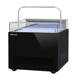 Turbo Air TOS-30NN-D-W(B) Open Display Sandwich & Cheese Merchandiser With Glass Sneeze Guard