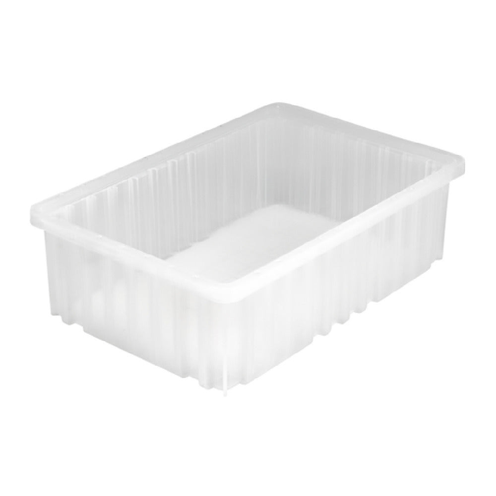 Quantum DG92050CLCS - Dividable Grid Container, 16-1/2"L X 10-7/8"W X 5"H, Clear