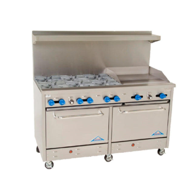 Comstock-Castle F3226-24 Range Gas 60" Wide