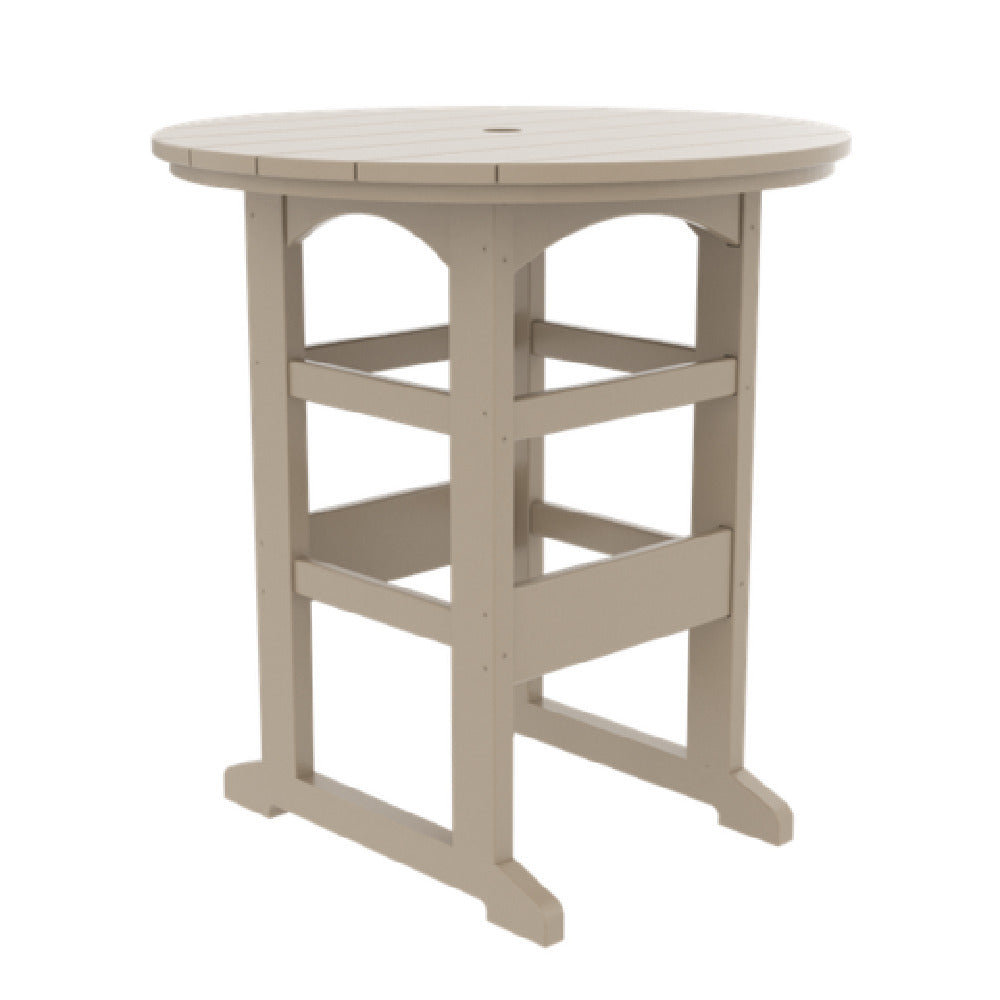 Plantation Prestige Commercial Furniture 32140BH-01 UPGRD Durawood Bar Table 40" Dia. Round