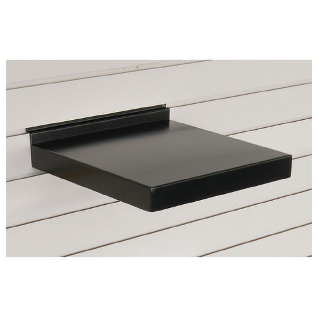 Hubert 74089 - Slatwall Shelf, 12"W X 12"D X 1-1/2"H, Metal