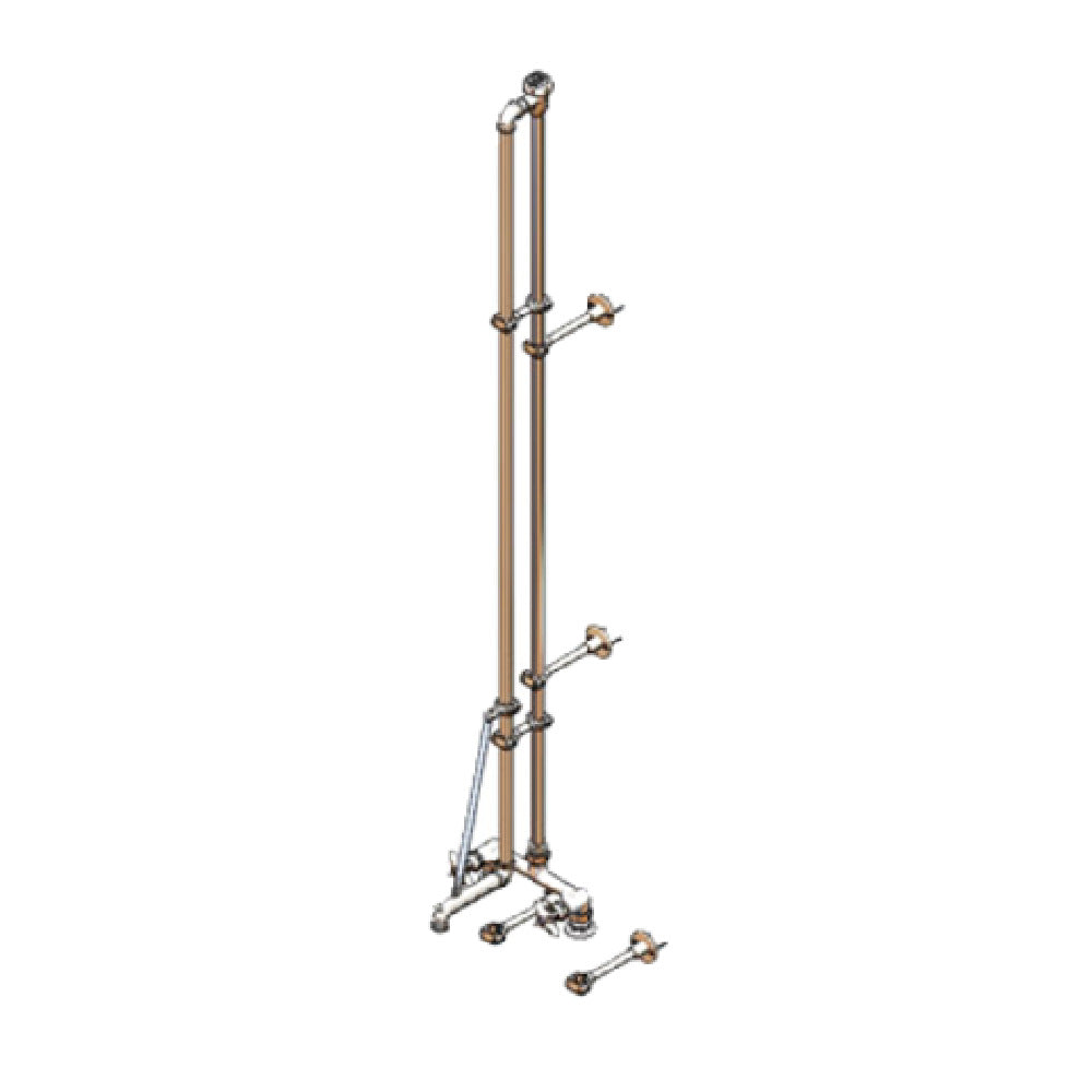 T&S Brass B-0490-01 Service Sink Faucet Deck Mount 8" Centers