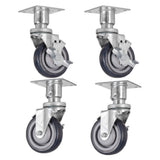 Vulcan CASTERS-PLTMNT@2 Set Of 4 Adjustable Casters 6" Overall Height Plate Mount