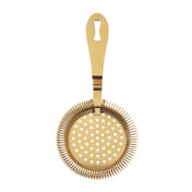 Mercer Culinary M37218GD Barfly® Deluxe Antique Hawthorne Bar Strainer 7 1/4" Overall Length