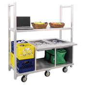 New Age Industrial 52550 Breakfast Cart With Tray Slides For K-6th Grade