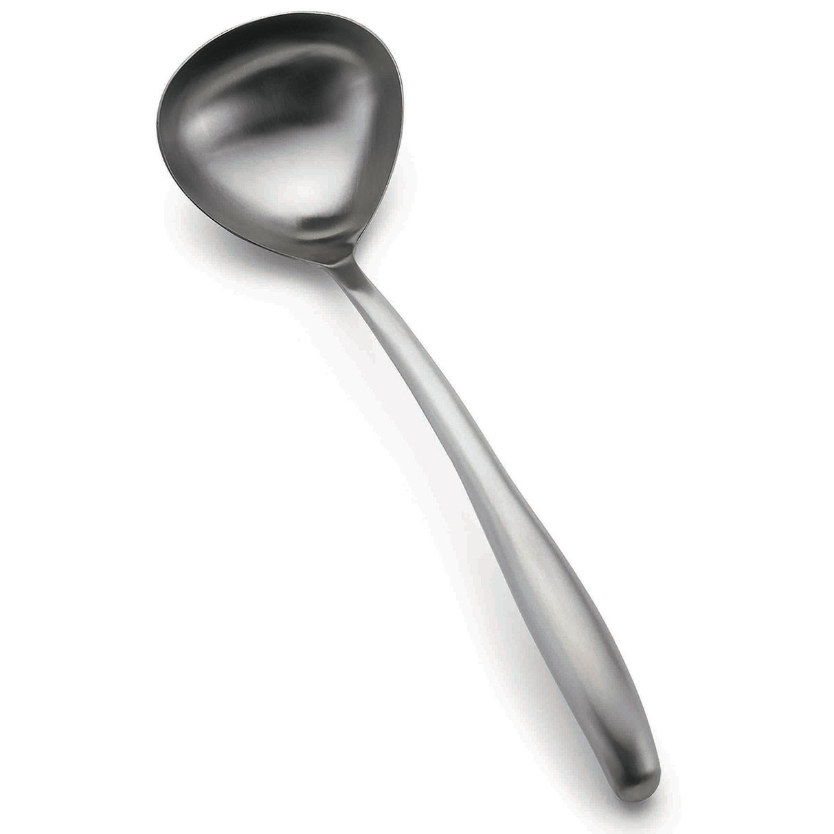 A stainless steel soup ladle with a deep, round bowl and a long, slightly curved handle, shown on a white background. Part of the Dalton Collection Soup Ladle range, it’s dishwasher safe and perfect for serving soups or stews.