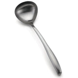 A stainless steel soup ladle with a deep, round bowl and a long, slightly curved handle, shown on a white background. Part of the Dalton Collection Soup Ladle range, it’s dishwasher safe and perfect for serving soups or stews.